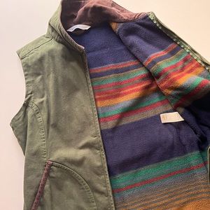 Women’s Woolrich Green Vest